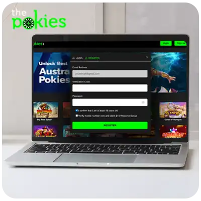 the pokies login